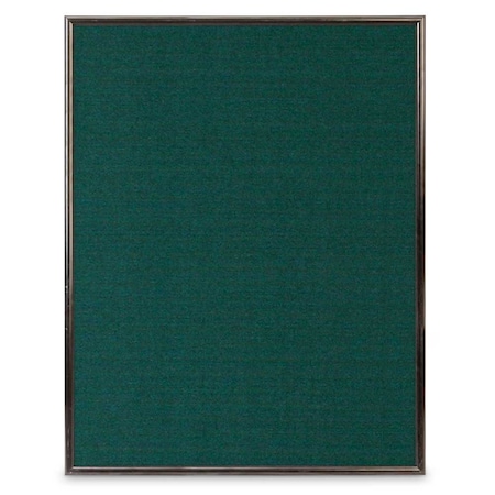 United Visual Products Corkboard, Rubber, 2 Door, 60x36" UV304-SATIN-RUBBER